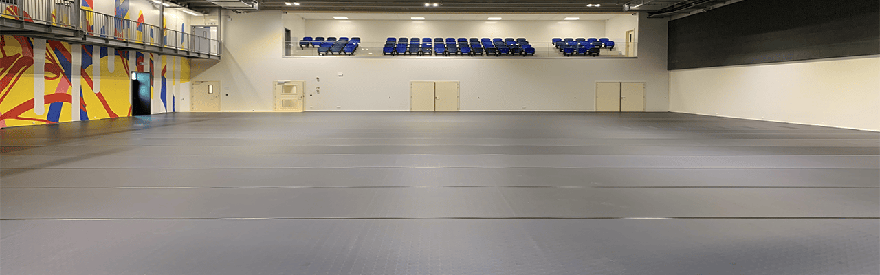 Taraflex Bateco Afdekvloer | Sportzaal | Belgie | Afdekgigant